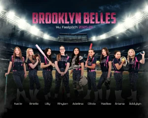 Brooklynn Belles 14u Fastpitch 2025-26 Team Photo FINAL web