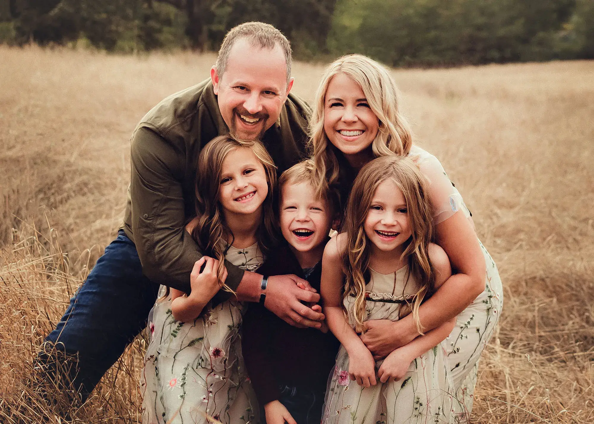 A family photograph from Amber Webb’s portfolio