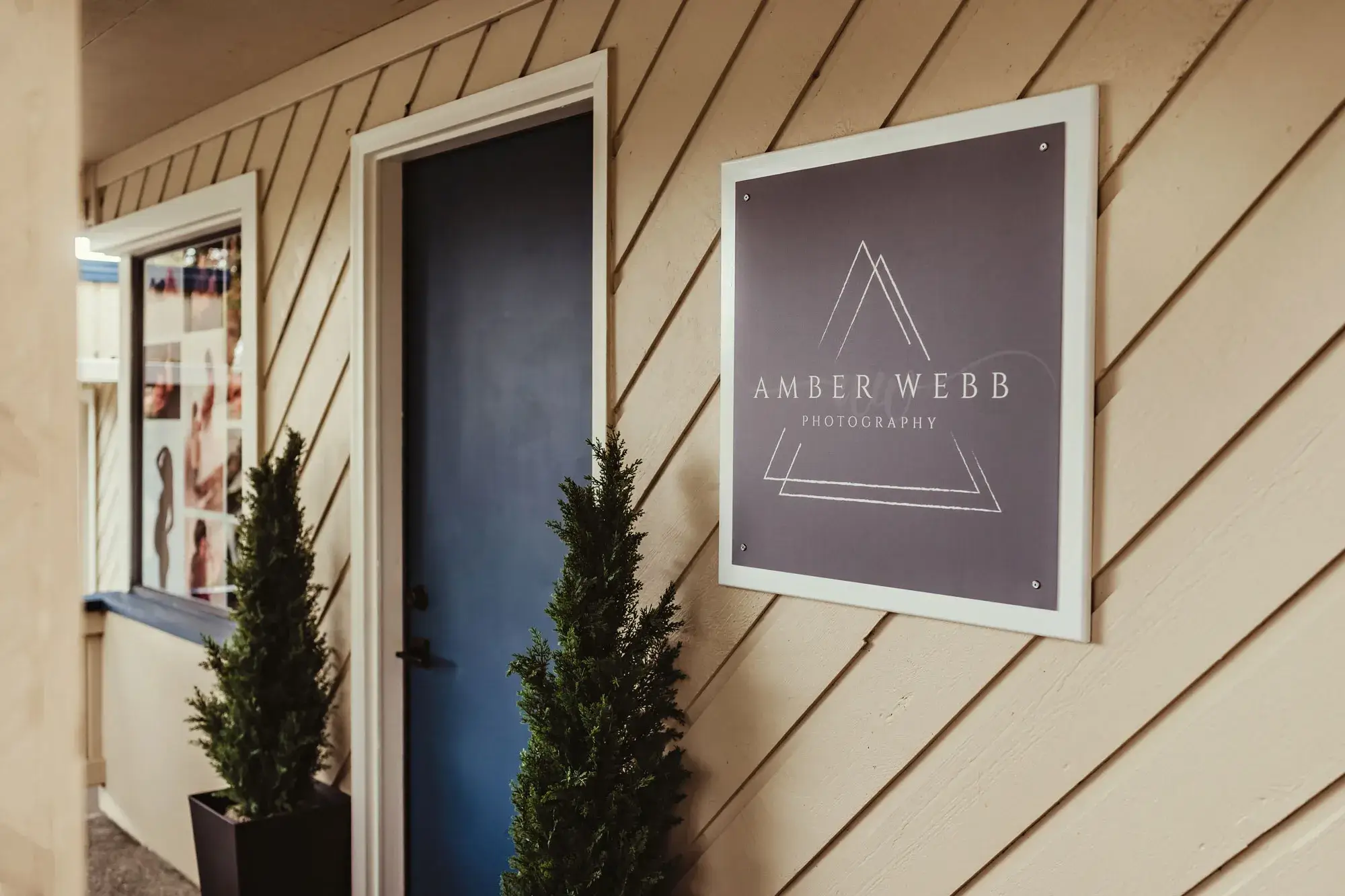 Interior of Amber Webb’s Olympia photography studio
