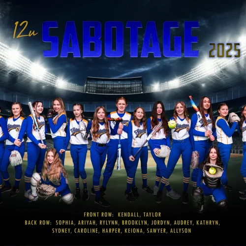 12u Sabotage Team FINAL